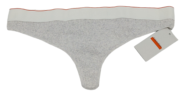 Damskie szare stringi Calvin Klein Heron Preston 0040111WAE MEX 1X z wysokim krojem nogawek