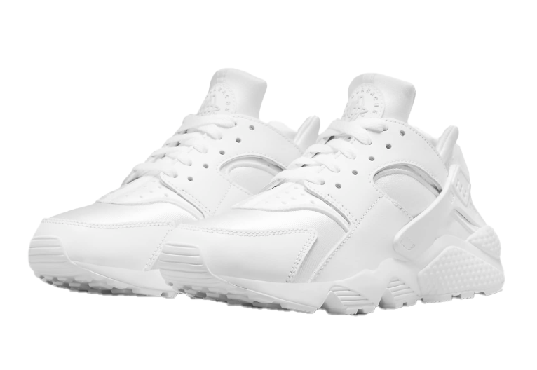 Białe damskie sneakersy Nike Air Huarache DH4439-102 43 przód z neoprenową cholewką i technologią Air