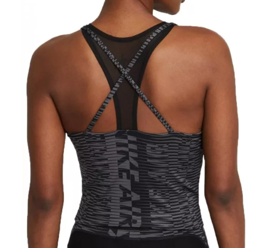 Czarny top Nike Air CZ9415-010 XS - detal nadruku