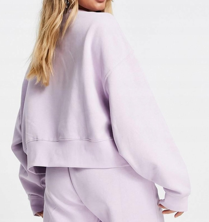 Fioletowa bluza damska Nike DQ5096-530 XS bok z logo