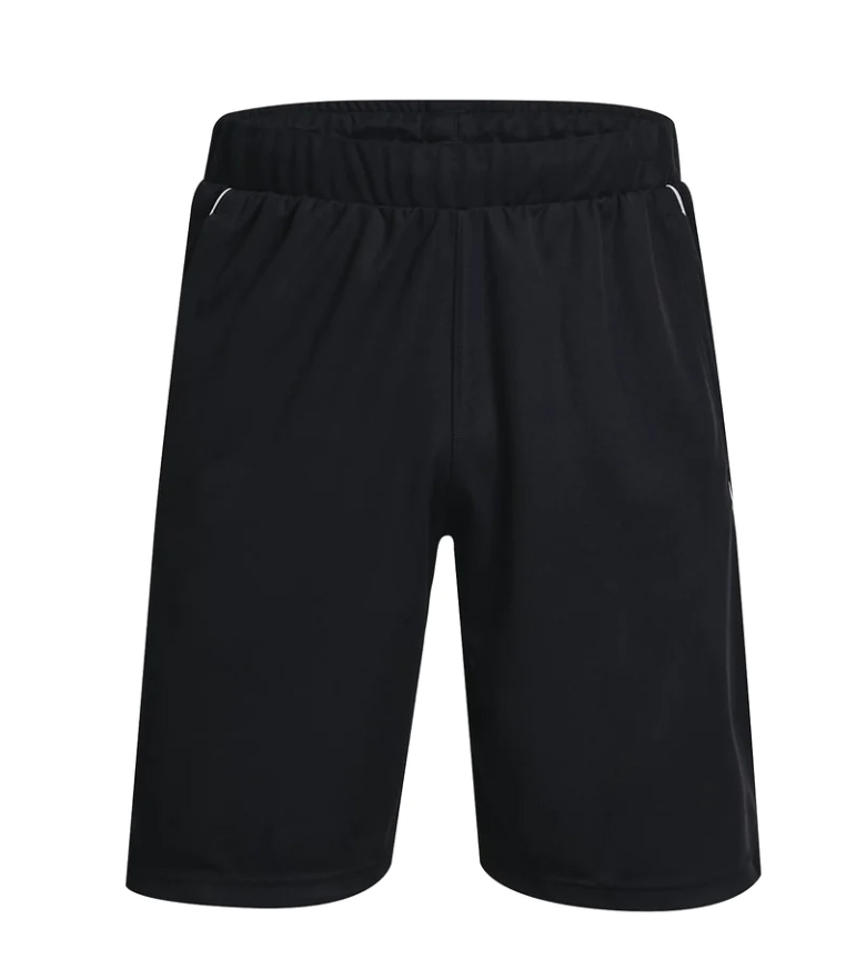 Czarne męskie spodenki Under Armour Loose 1362002-001 L przód z logo
