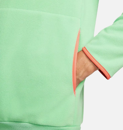 Zielona bluza męska Nike Trail Mount Blanc Therma-FIT S detal