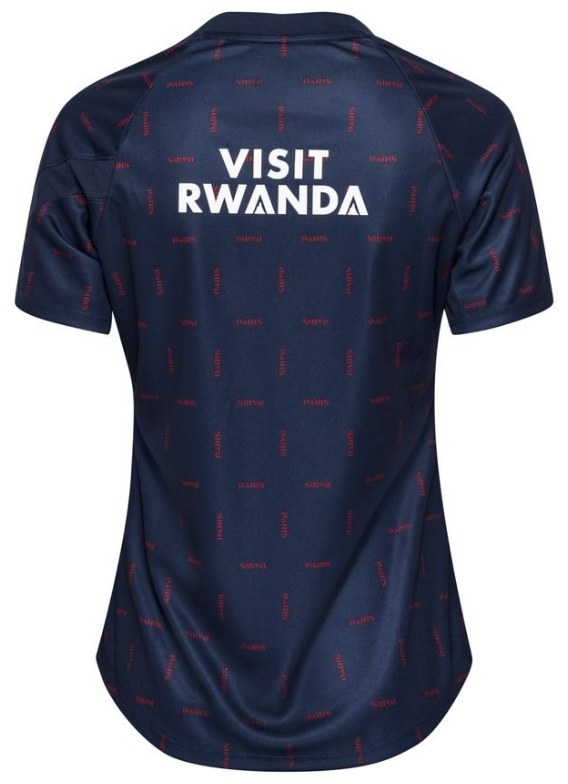 Koszulka damska Nike Jordan PSG 2021/22 granatowa S detal