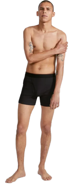 Czarne bokserki męskie Calvin Klein 3-pak S detal