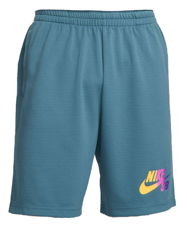 Niebieskie męskie spodenki Nike SB Sunday DH2968058 XL przód z nadrukiem SB