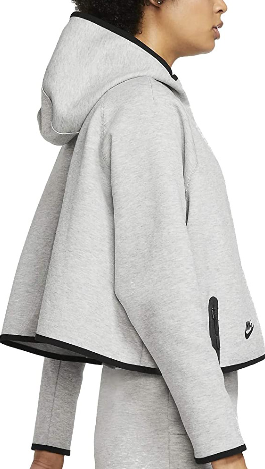 Szara bluza damska Nike BV3396063 L bok z logo