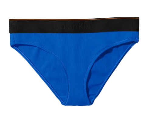 Damskie niebieskie figi Calvin Klein Heron Preston 0040113WAE X2E S z markową taśmą