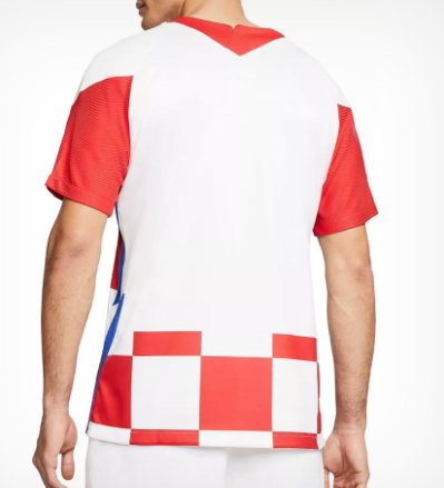 Biało-czerwona koszulka Nike Chorwacja Domowa S bok