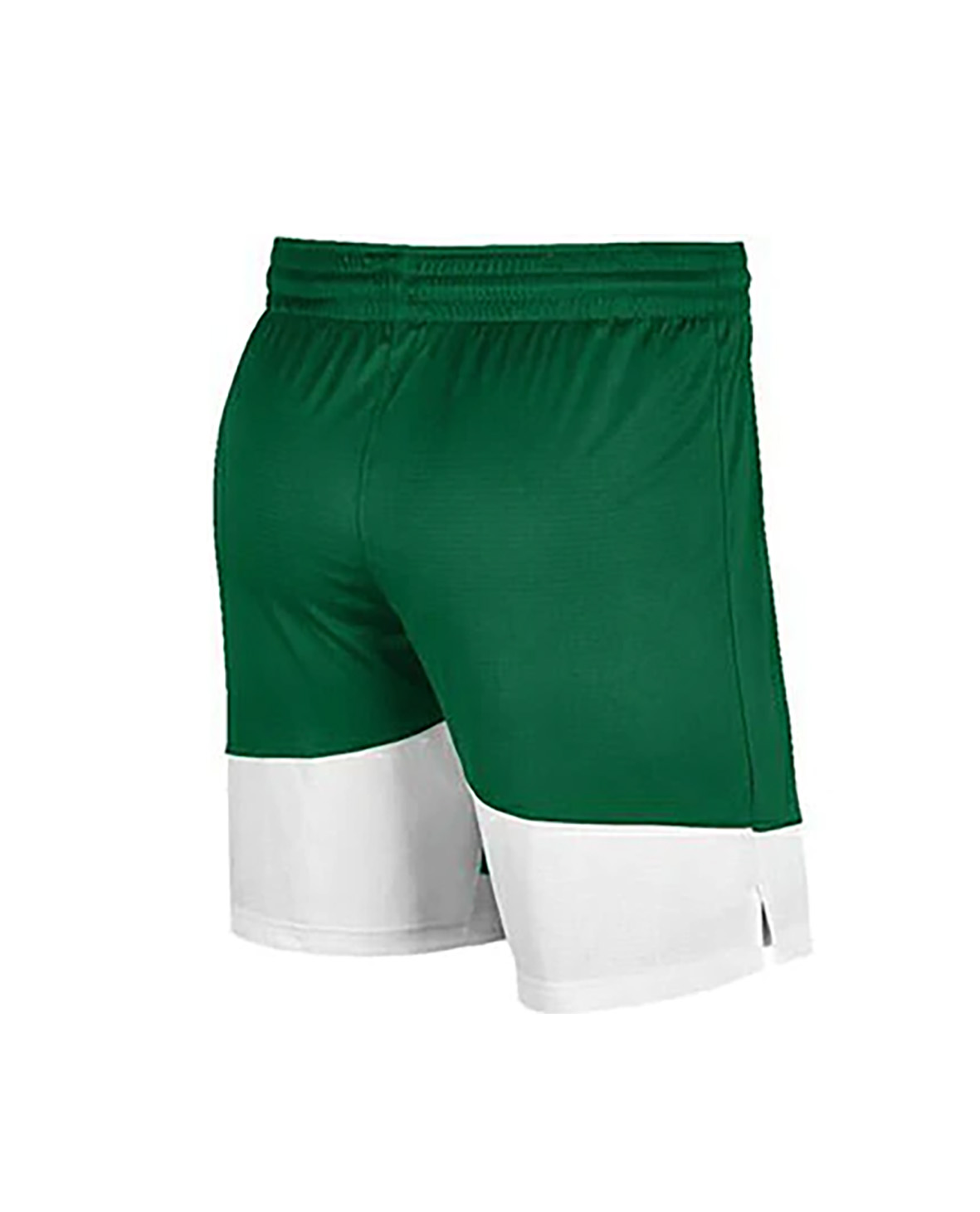 Zielone spodenki męskie Nike 867768342 S przód z białymi nogawkami