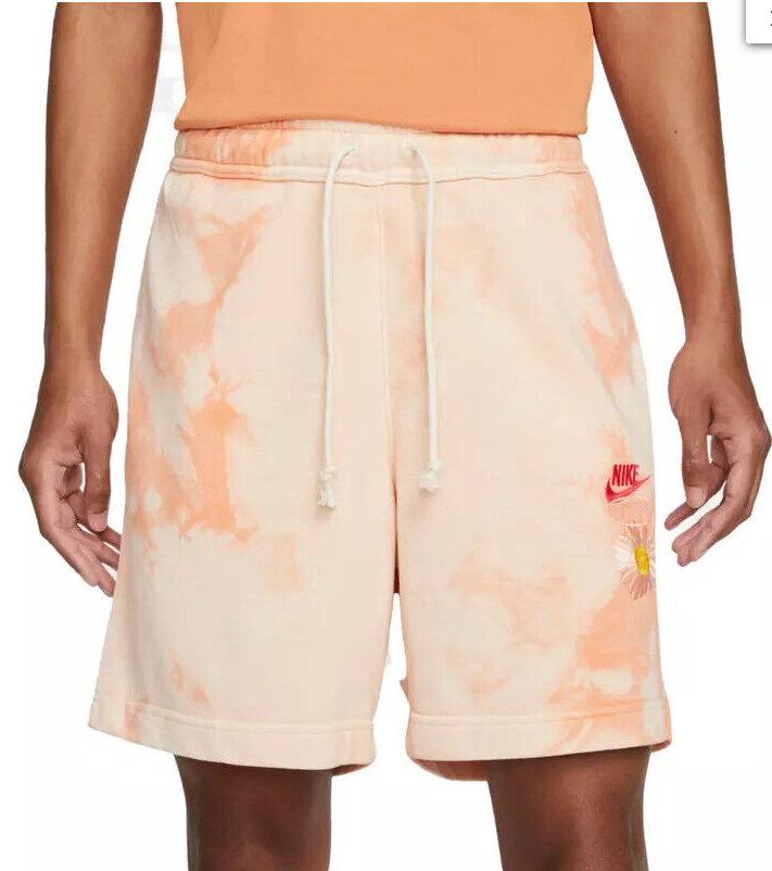 Pomarańczowe spodenki męskie Nike SW French Terry L przód