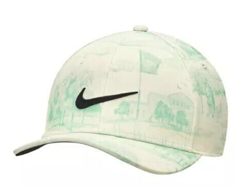 Jasnożółta czapka Nike AeroBill Golf DN1950113 z czarnym logo Nike