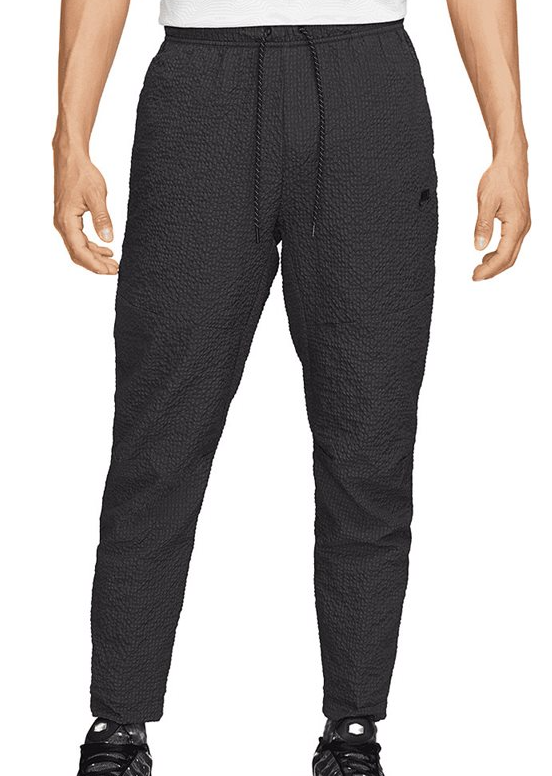 Czarne męskie joggersy Nike Tech Essentials DQ4324-010 XS przód z logo Futura