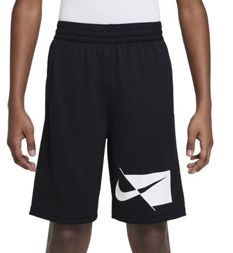 Czarne spodenki juniorskie Nike Dry DN5216010 S z technologią Dri-FIT