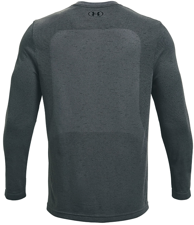 Szara męska koszulka Under Armour HeatGear 1361136012 L przód z logo