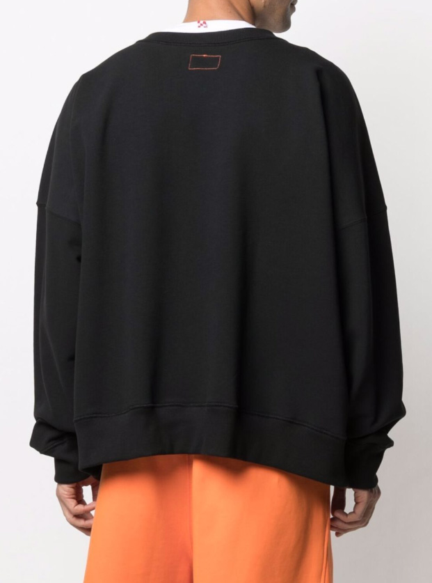 Czarna bluza męska Calvin Klein Oversize S detal