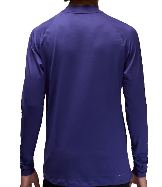 Fioletowa koszulka męska Nike Jordan Dri-FIT FD8111502 M z długim rękawem tył