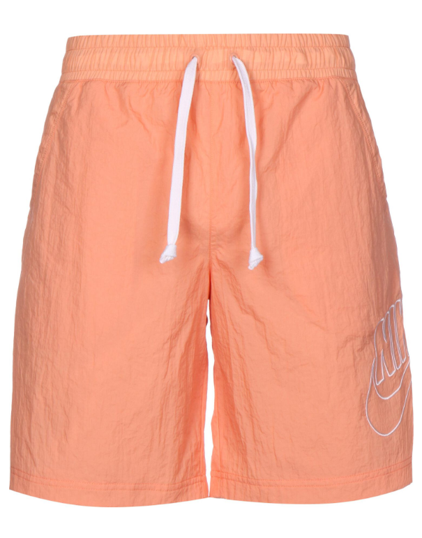 Pomarańczowe męskie bermudy Nike DB3810808 S przód