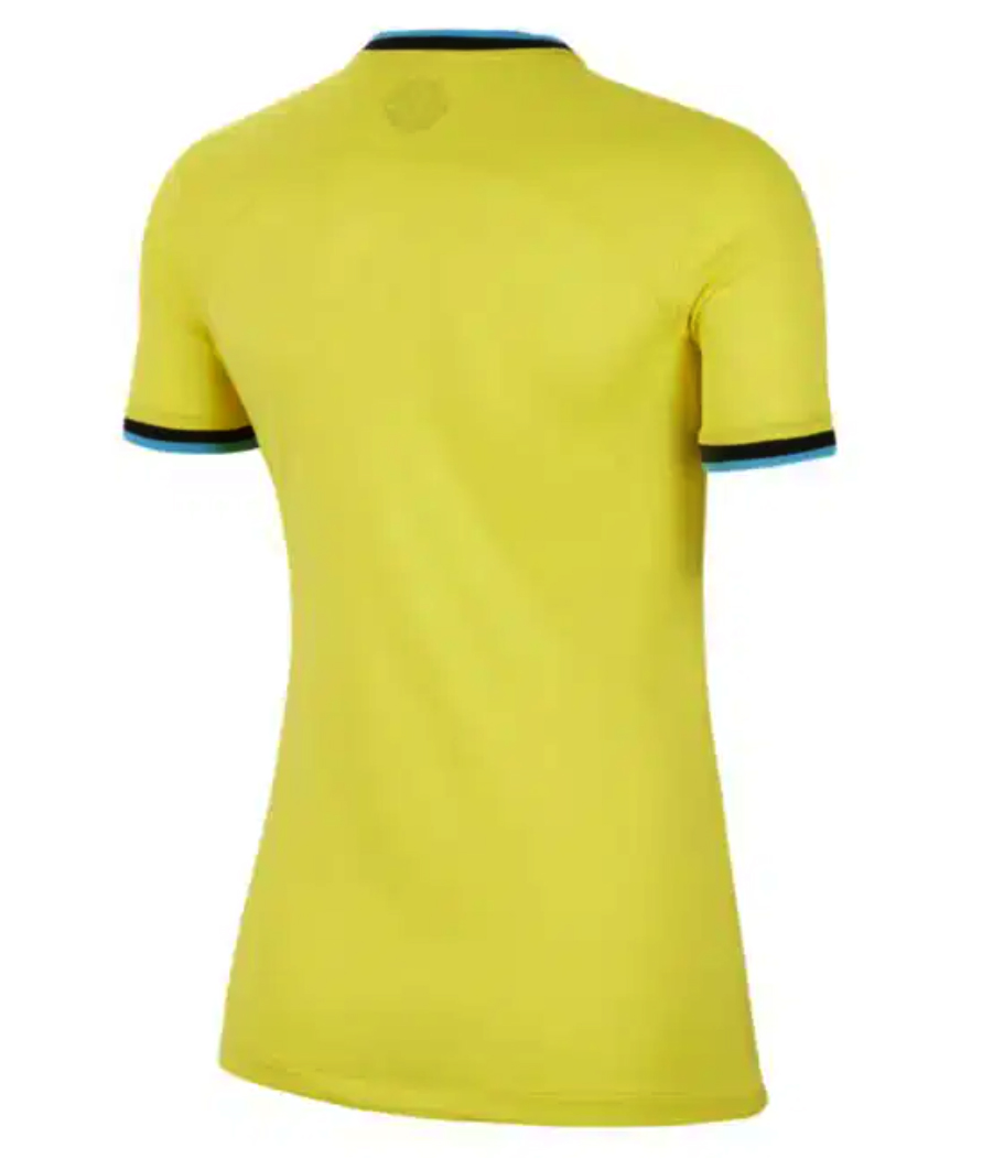 Koszulka damska Nike Inter Mediolan 2022/23 żółta XS detal
