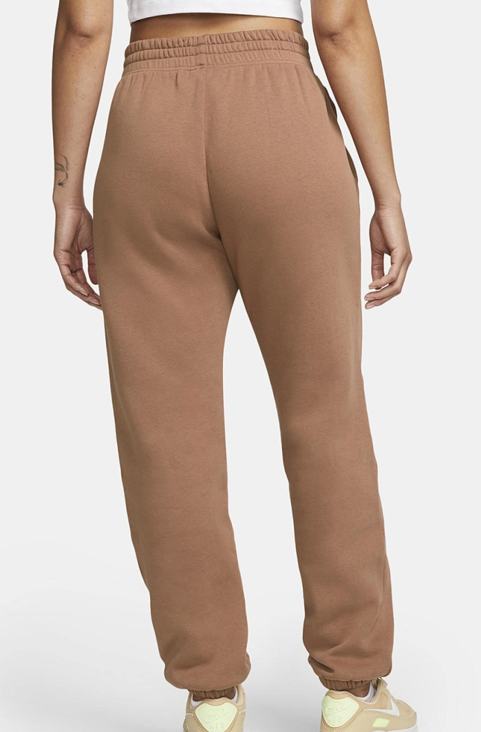 Spodnie dresowe damskie Nike Essential Loose Fit L brązowe przód