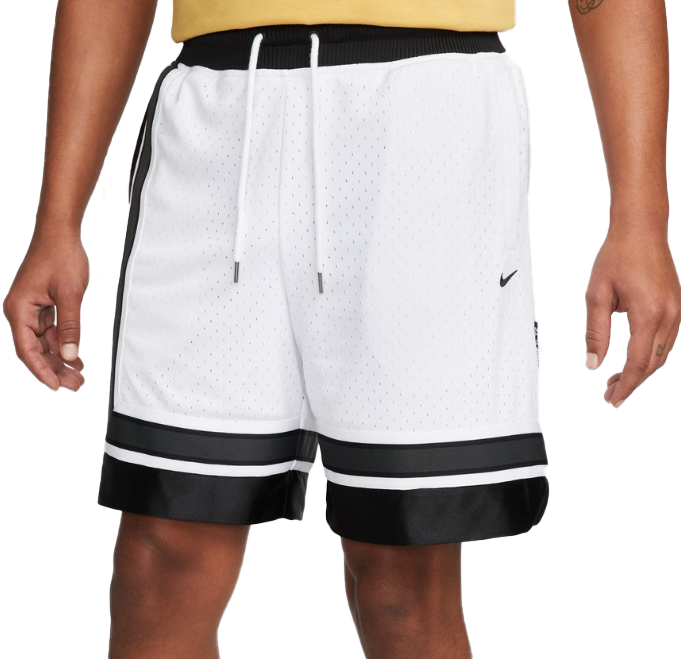 Białe męskie spodenki Nike Circa DV9533-100 rozmiar M przód z kieszeniami