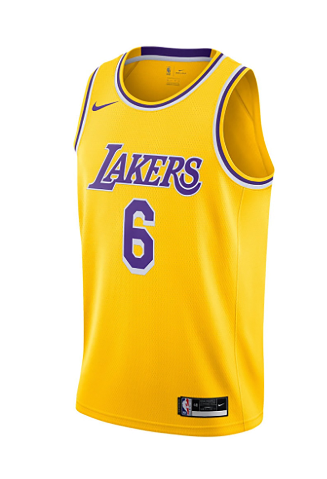 Żółta koszulka NBA Los Angeles Lakers LeBron James CW3669738 XXL Icon Edition
