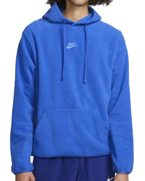Niebieska bluza męska Nike Sportswear Fleece S przód