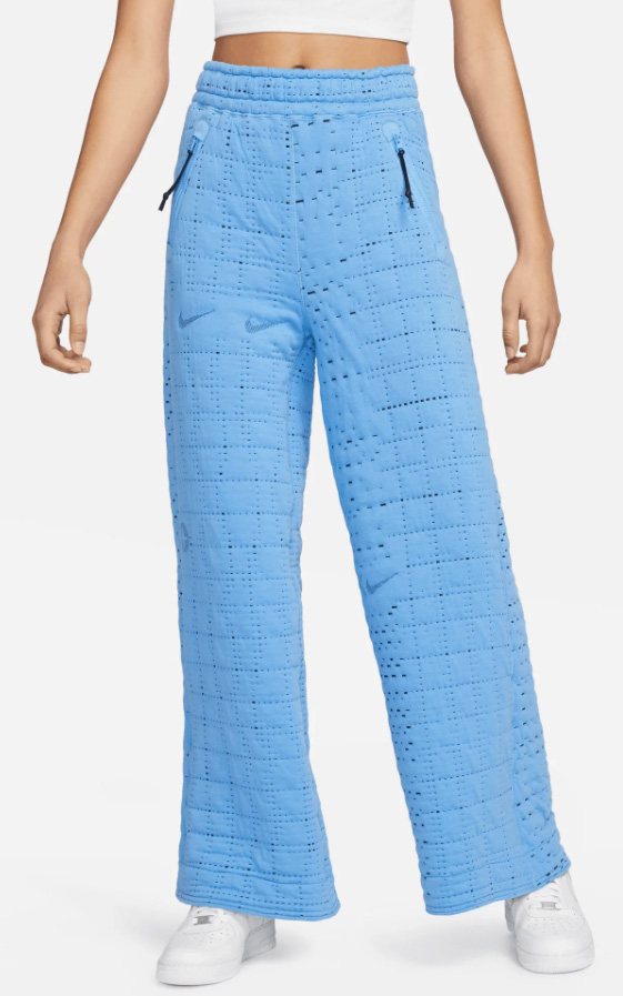 Damskie spodnie dresowe Nike Sportswear Therma Adv DM6172-412 niebieskie przód