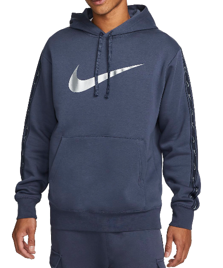 Niebieska bluza męska Nike Sportswear Repeat Fleece XS przód