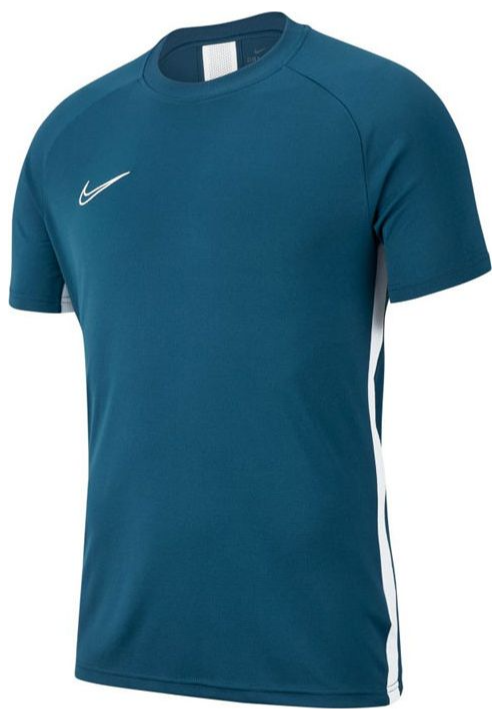 Niebieska junior koszulka Nike Dri-FIT Academy19 AJ9261-404 L przód z siateczką