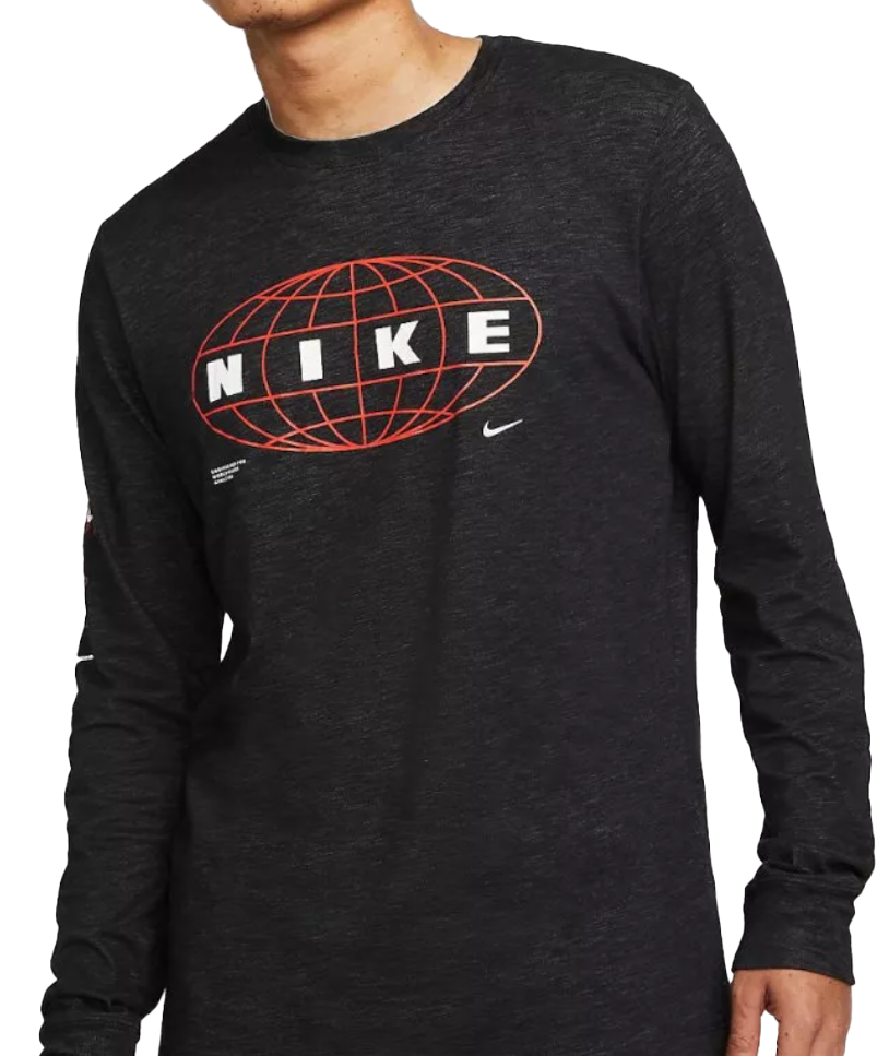 Czarna męska longsleeve koszulka Nike Dri-FIT Wild Clash DR7541-010 M przód z grafiką na ciepło