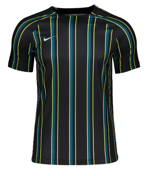 Czarna męska koszulka Nike Academy Pro Dri-FIT DV9293-010 XS detal pasków i logo