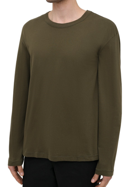 Zielona koszulka z długim rękawem Calvin Klein 00040139UA-LI1 M przód