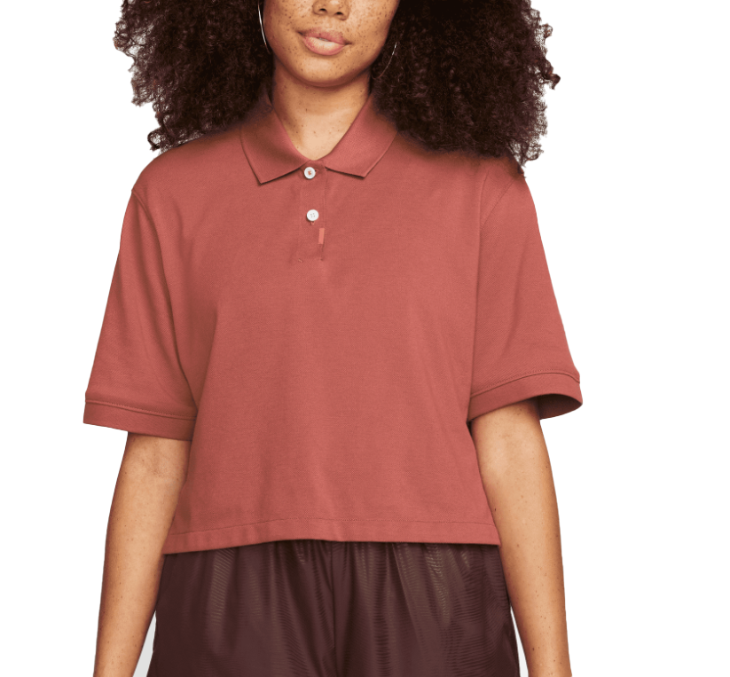 Brązowa koszulka polo Nike Golf Dri-FIT XS – Widok frontu