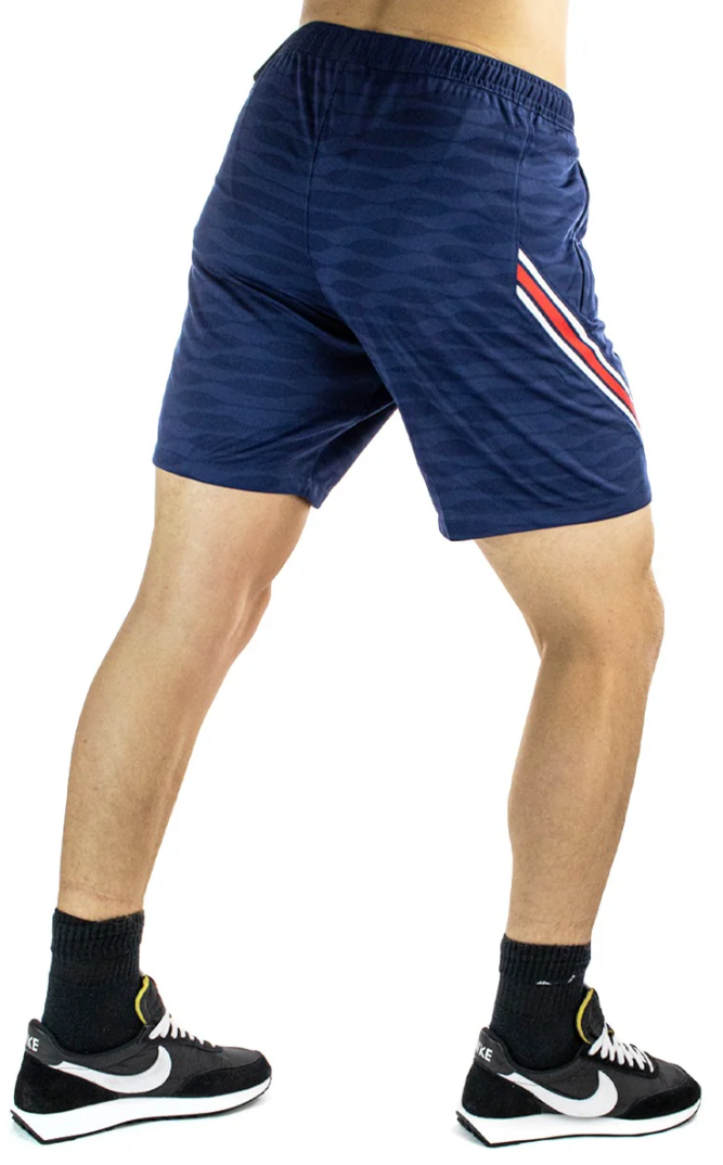 Granatowe spodenki męskie Nike Jordan PSG Home S bok