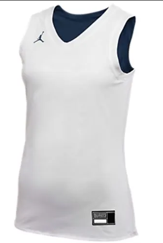 Granatowo-biały dwustronny top Nike Air Jordan XS – Widok biały