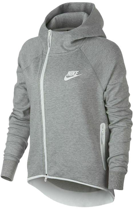 Szara bluza damska Nike 930757063 S przód z logo