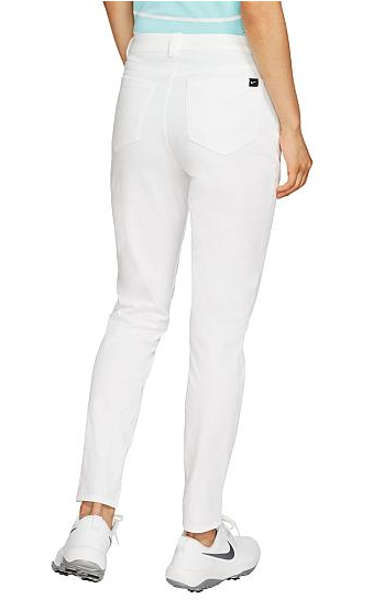 Spodnie damskie Nike Flex Slim Fit 36 białe bok