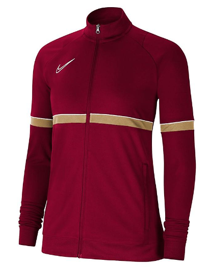 Bluza damska Nike Academy 21 CV2677-677 bordowa XS przód