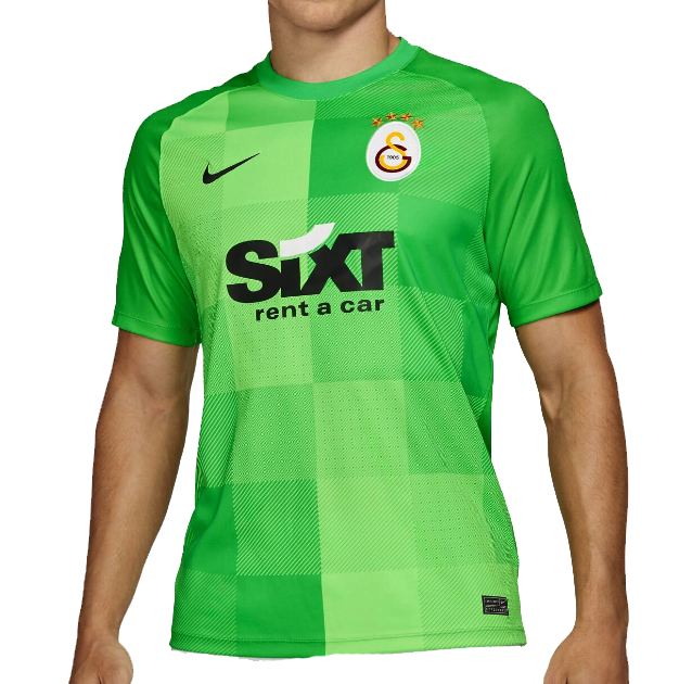 Zielona męska koszulka Nike Galatasaray Home 2021/22 DH2278-330 rozmiar M przód z herbem klubu