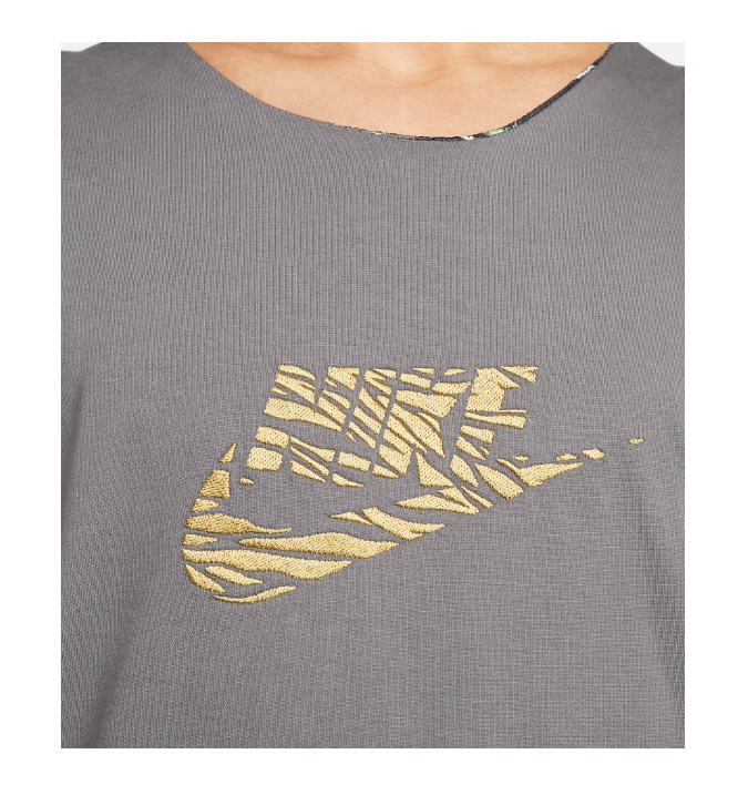 Męska dwustronna koszulka Nike Premium Dri-Fit DQ5830739 XL czarna z błyskawicami