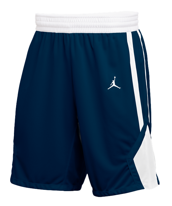 Granatowe spodenki męskie Nike Air Jordan Dri-FIT S bok