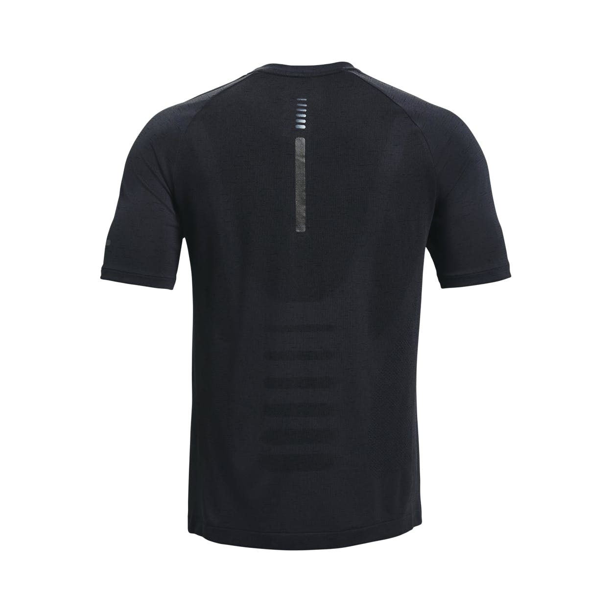 Czarna męska koszulka Under Armour HeatGear Fitted 1361356016 L przód z logo