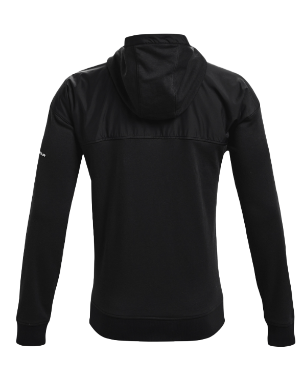 Czarna bluza męska Under Armour 1361595001 L bok z materiałem French Terry