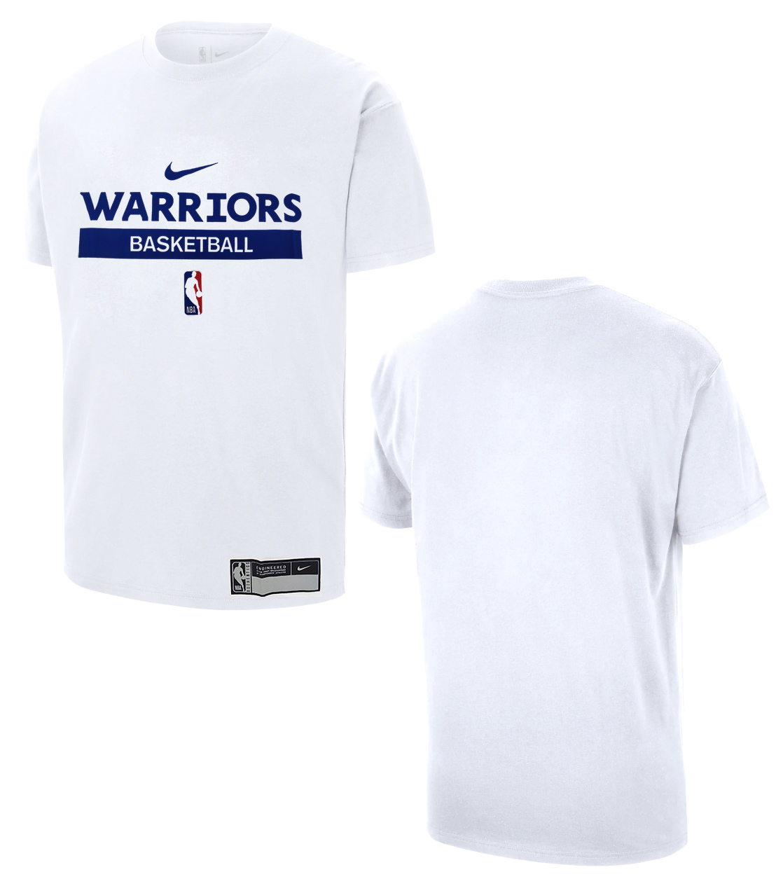 Biała męska koszulka Nike NBA Golden State Warriors DR6463-100 rozmiar M z grafiką Warriors