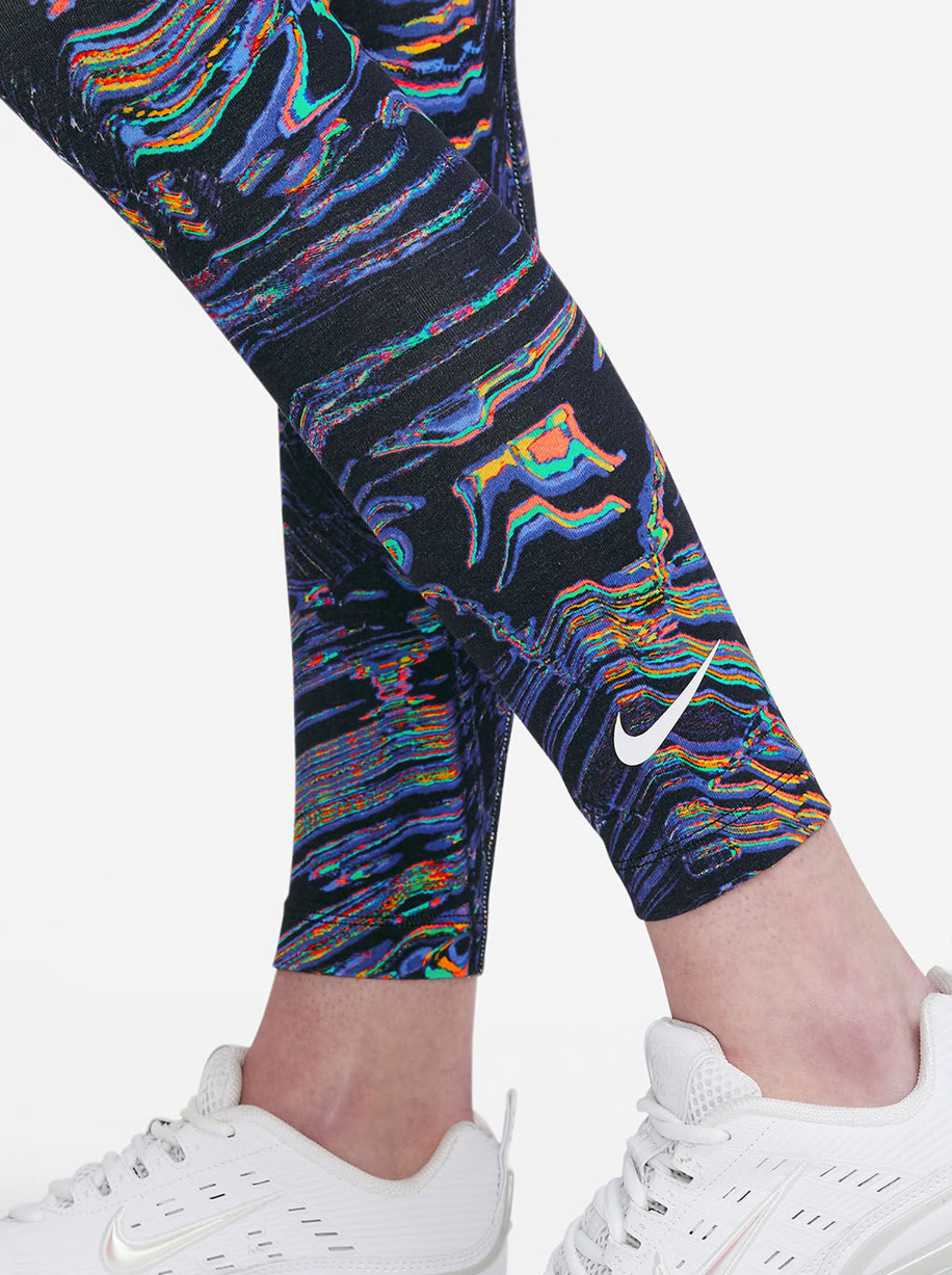 Multikolorowe legginsy Nike High-Waisted Dance S – Widok szczegółówów
