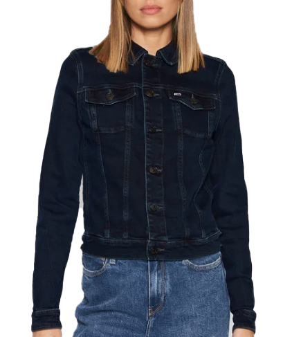 Damska kurtka Tommy Hilfiger DW0DW10664 granatowa M przód