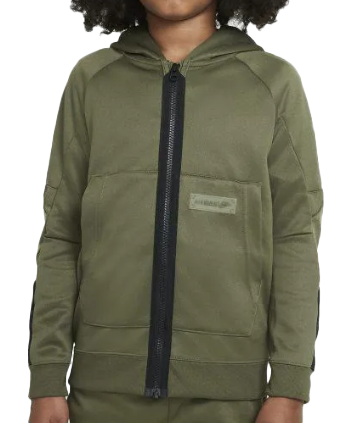 Zielona bluza chłopięca Nike Air Max DD9245222 XL z kapturem