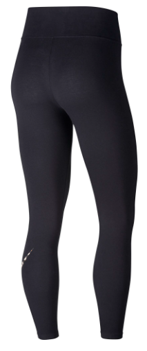 Czarne legginsy Nike WMNS Sportswear CW2503-010 XS bok z wysokim stanem