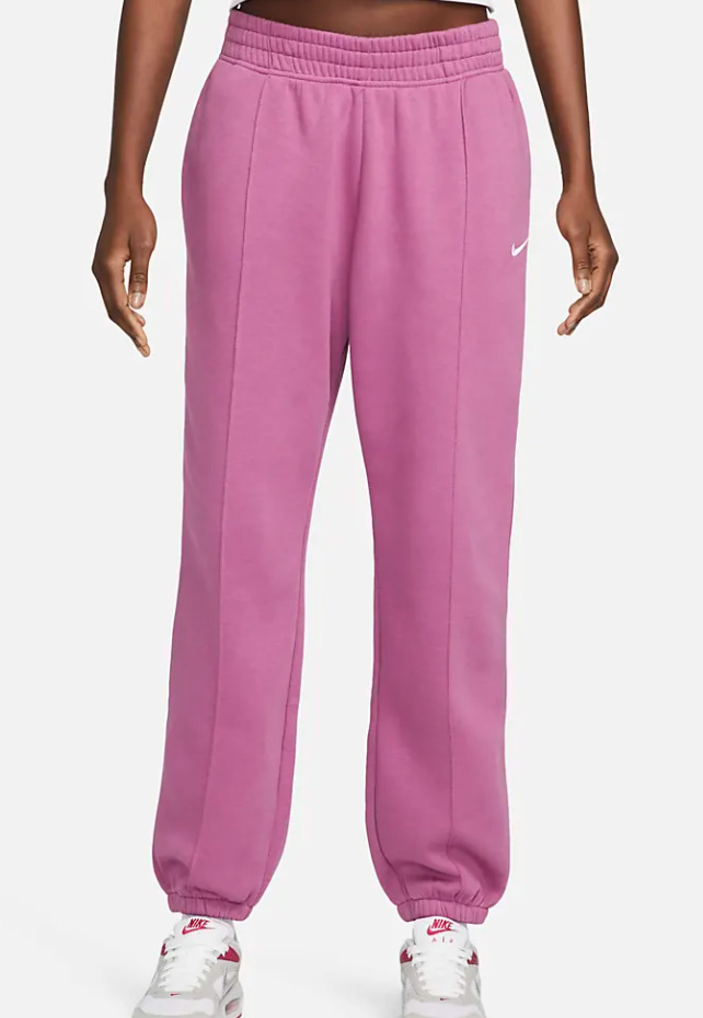 Spodnie dresowe damskie Nike Essential Loose Fit M fioletowe przód