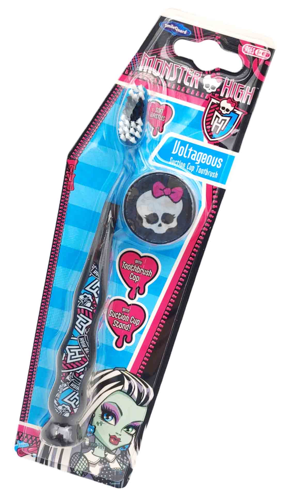 Monster High szczoteczka czarna detal nakładka 17 cm